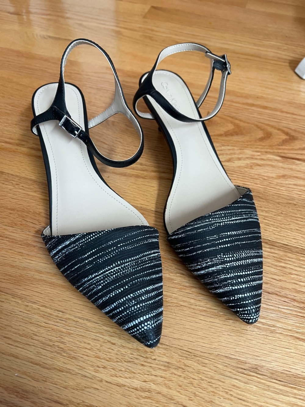 Calvin Klein Patterned Heels